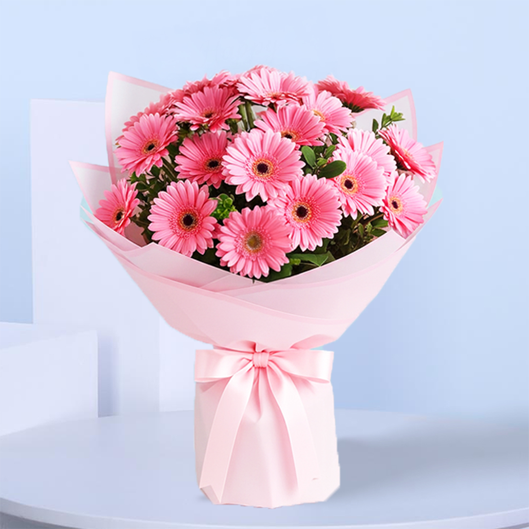 20 Pink Carnation Bouquet